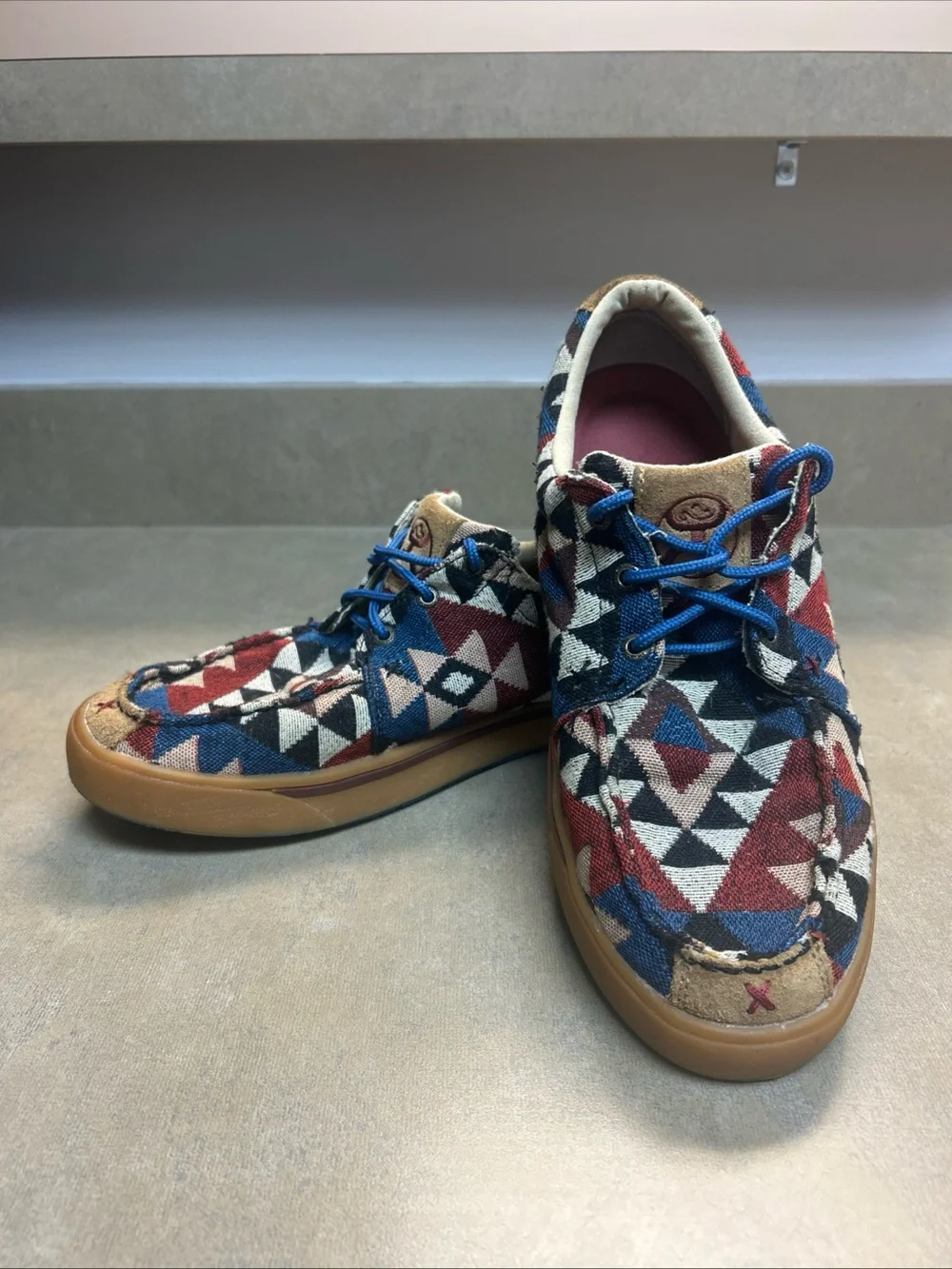 Twisted X Hooey Loper Multicolor MHYC006 Canvas Lace-Up Sneakers Mens Size 10.5M